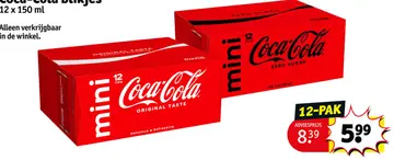 Aanbieding: Coca-Cola blikjes