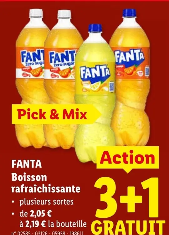 Offre: Boisson rafraîchissante