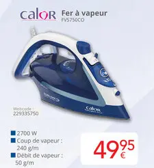 Offre: Fer à vapeur