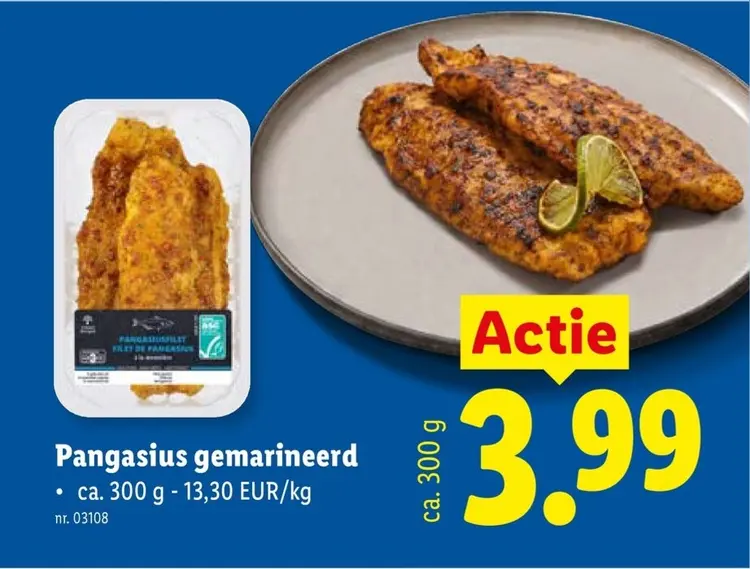 Promotie: Pangasius gemarineerd