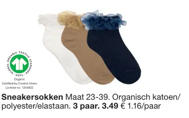 Aanbieding: Sneakersokken