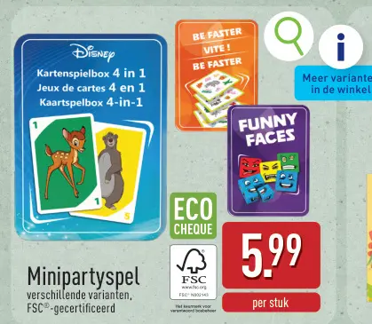 Promotie: Minipartyspel
