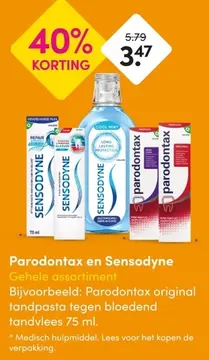 Aanbieding: Parodontax en Sensodyne