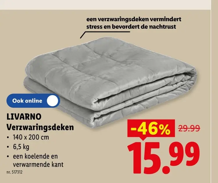 Promotie: Verzwaringsdeken