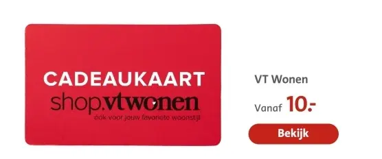 Aanbieding: VT Wonen Cadeaukaart