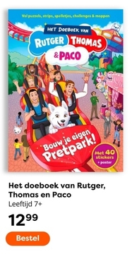 Aanbieding: Het doeboek van Rutger, Thomas en Paco