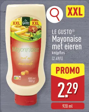 Promotie: Mayonaise met eieren