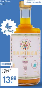Aanbieding: Sapinca Organic Root Elixir 50CL