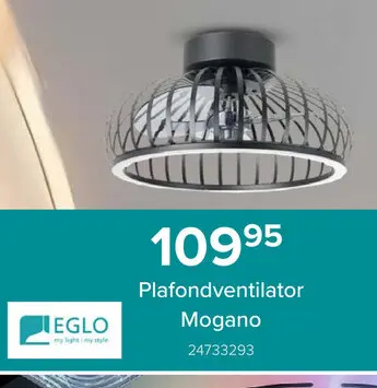 Promotie: Plafondventilator Mogano