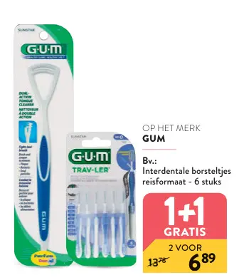Promotie: Interdentale borsteltjes reisformaat