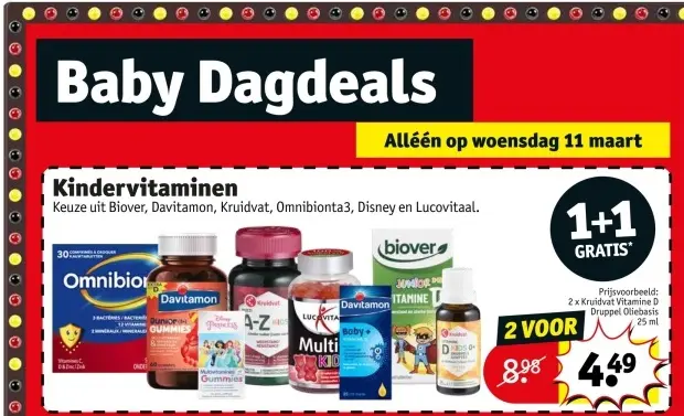 Promotie: Kindervitaminen