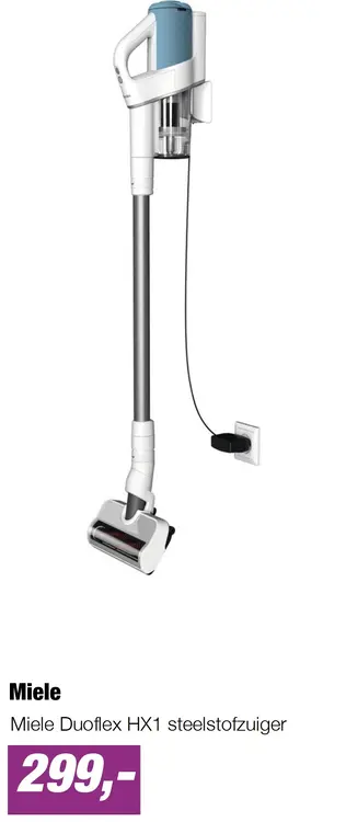 Aanbieding: Miele Duoflex HX1 steelstofzuiger