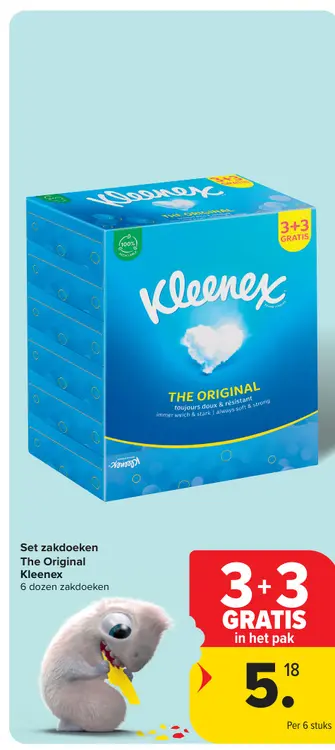 Promotie: Set zakdoeken The Original