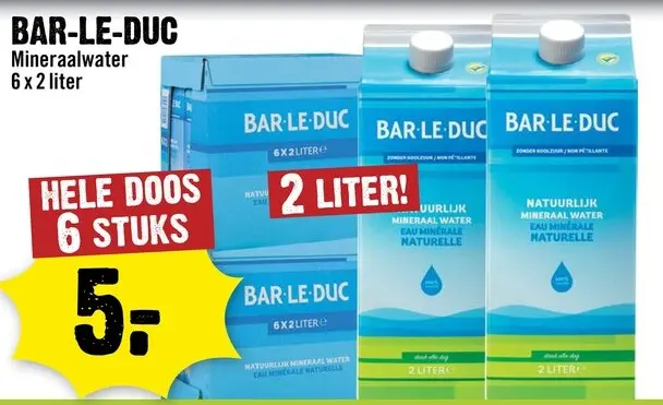 Aanbieding: Mineraalwater