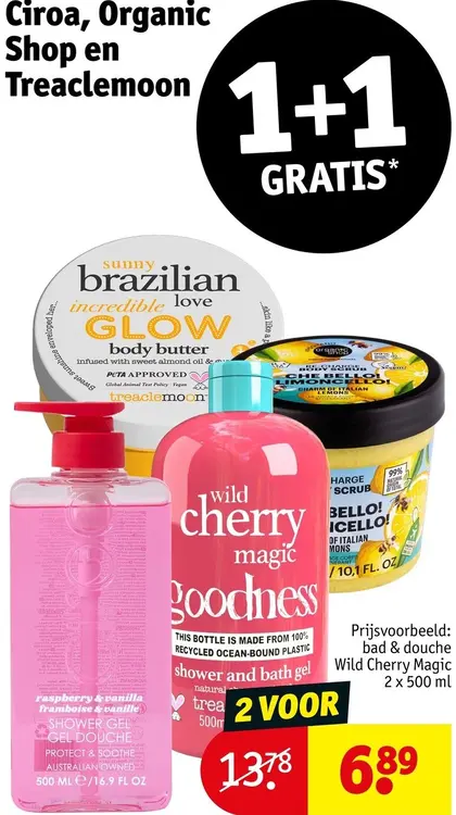 Aanbieding: Body butter, scrub en douchegel