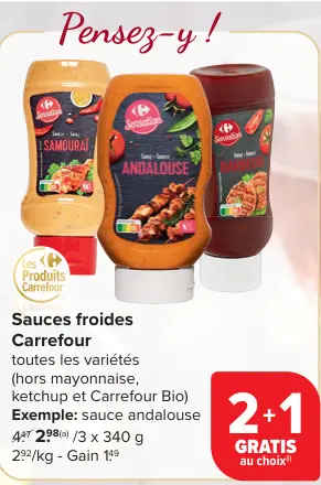 Offre: Sauces froides
