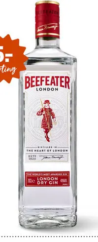 Aanbieding: Beefeater London Dry 70CL