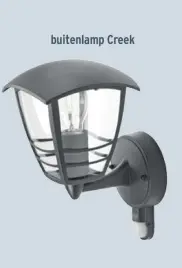 Aanbieding: buitenlamp Creek