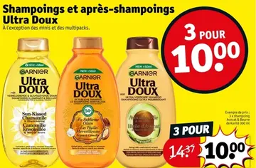 Offre: Shampoings et après-shampoings Ultra Doux