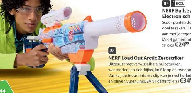 Aanbieding: Nerf Load Out Arctic Zerostriker