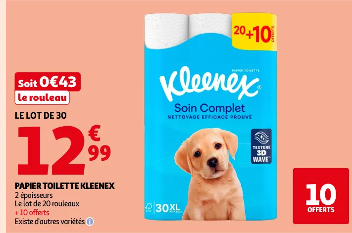 Offre: Papier toilette