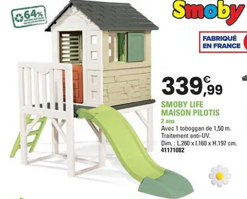 Offre: SMOBY LIFE MAISON PILOTIS