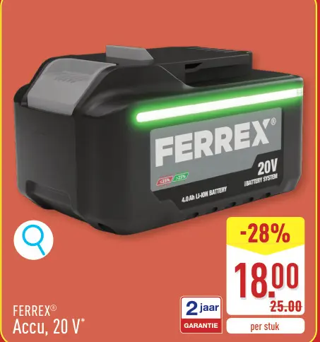 Promotie: Accu, 20 V