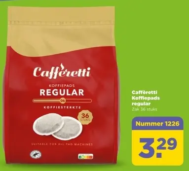 Koffiepads regular