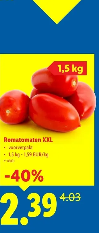 Promotie: Romatomaten XXL