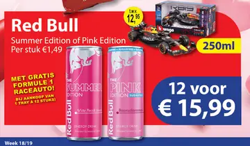 Aanbieding: Red Bull Summer Edition of Pink Edition