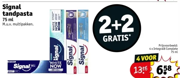 Promotie: tandpasta