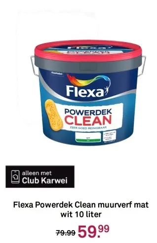 Aanbieding: Powerdek Clean muurverf mat