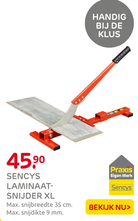 Aanbieding: Sencys laminaatsnijder xl