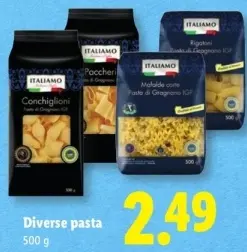 Aanbieding: Diverse pasta