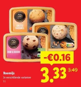 Aanbieding: Roomijs