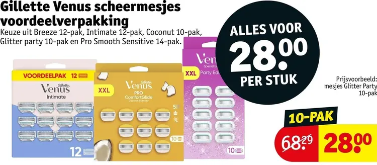 Aanbieding: Scheermesjes voordeelverpakking