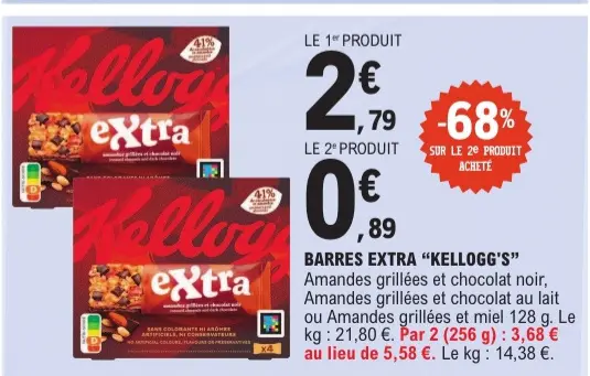 Offre: Barres Extra