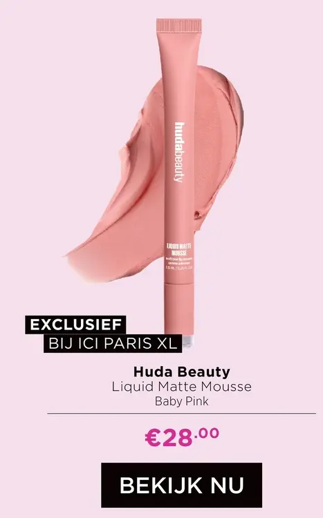 Aanbieding: Huda Beauty Liquid Matte Mousse Baby Pink