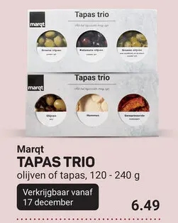 Aanbieding: Tapas trio