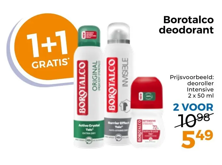 Aanbieding: Borotalco deodorant