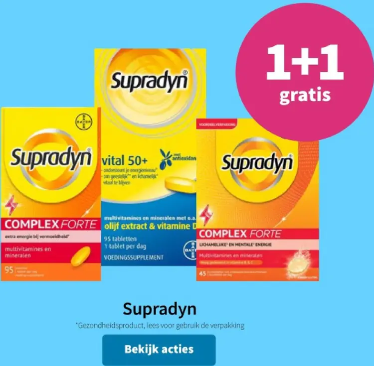 Promotie: Supradyn Vitamines en supplementen
