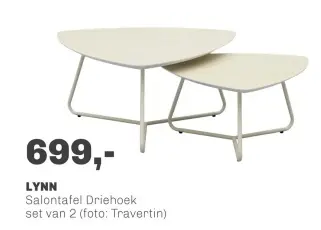 Aanbieding: Salontafel Driehoek