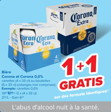 Offre: Corona et Corona 0,0%