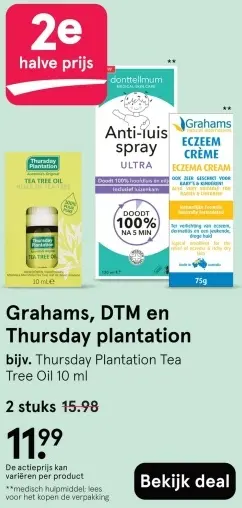 Aanbieding: Grahams, DTM en Thursday plantation