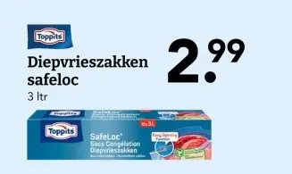 Aanbieding: Diepvrieszakken safeloc