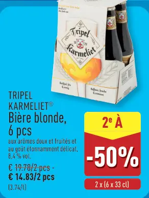 Offre: Bière blonde