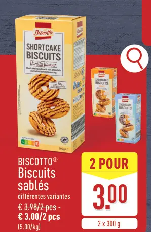 Offre: Shortcake biscuits