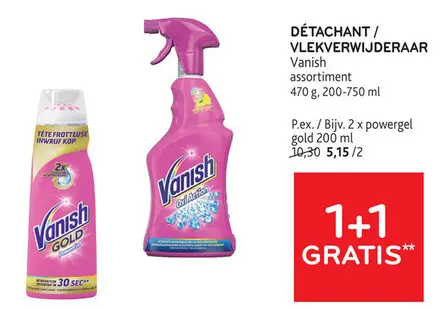 Offre: Vanish détachant / vlekverwijderaar