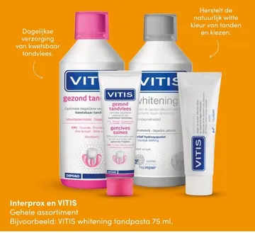 Aanbieding: VITIS whitening tandpasta
