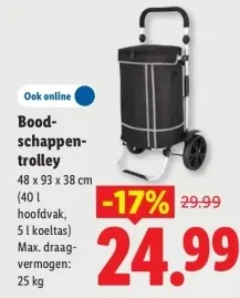 Aanbieding: Boodschappen-trolley